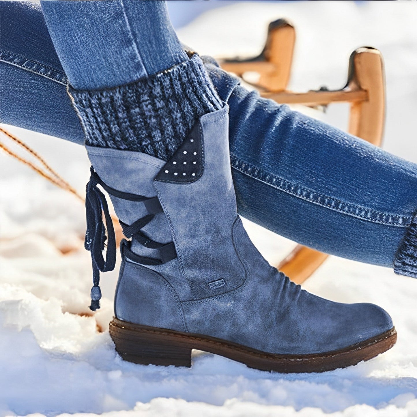 Yalith | Schnürstiefel Winterstiefel