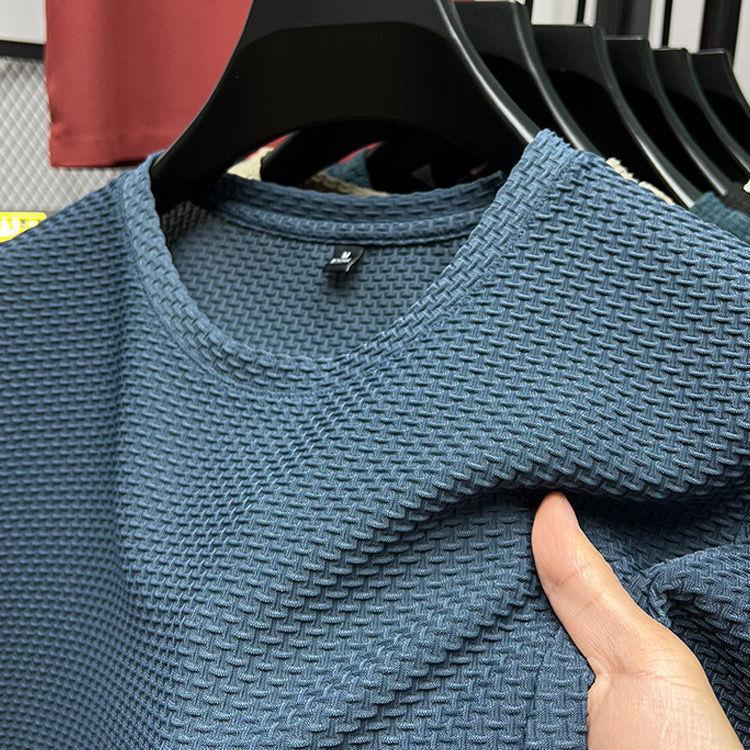 Toni | Atmungsaktives Mesh Runder T-shirt für den Sommer