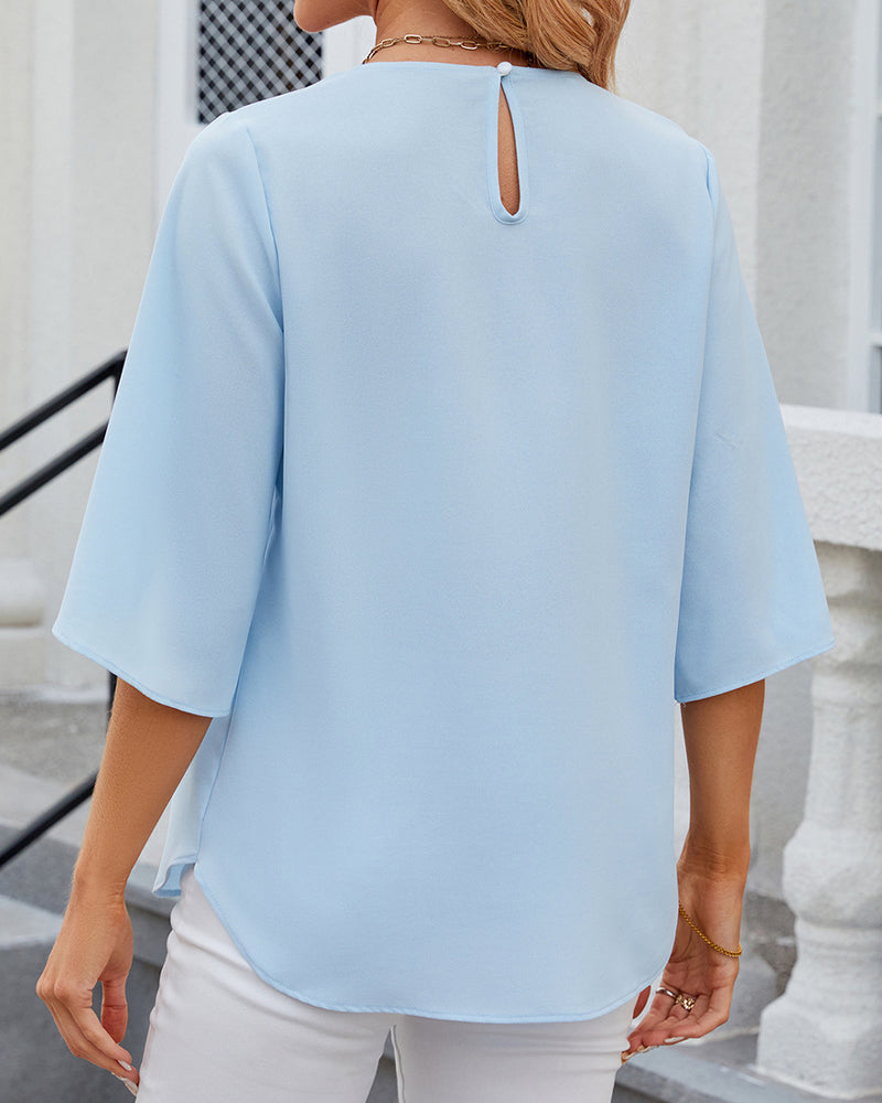 Lysann | Elegantes Halbarm-Top