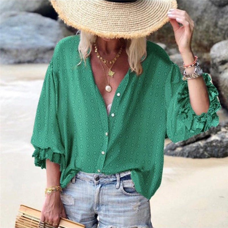 Nyra | Bluse mit Knopfleiste