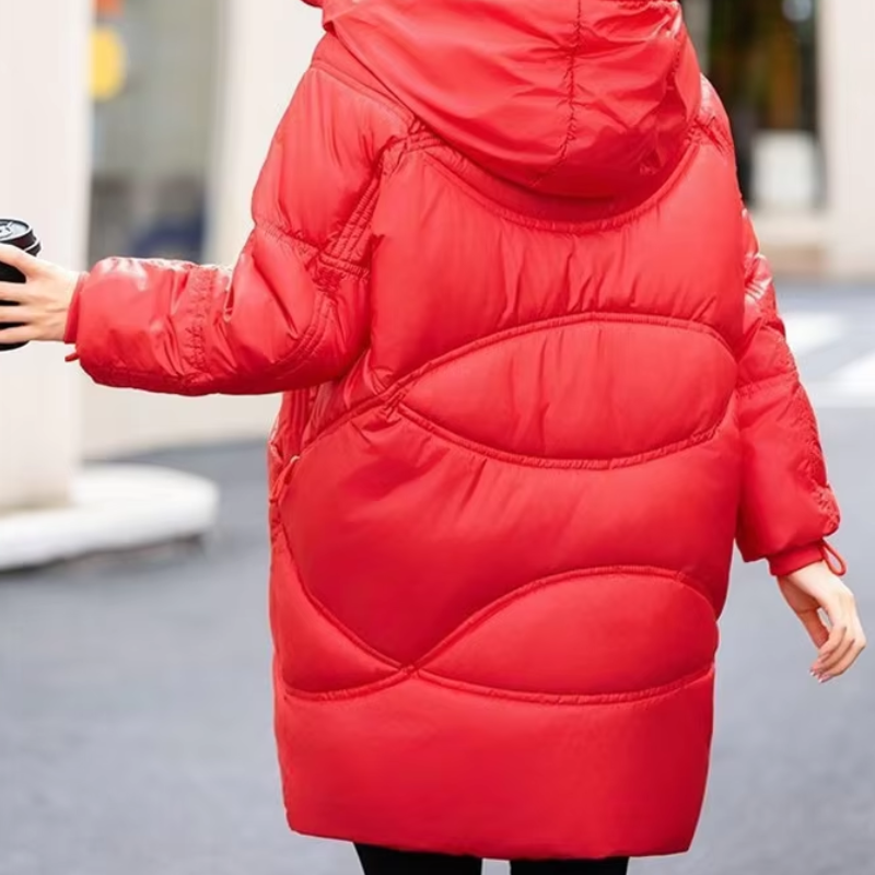 Soleane | Wintermantel für Damen mit Stehkragen und Reißverschluss, großen Taschen