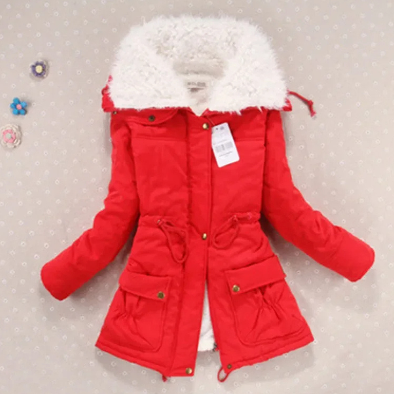 Zenovya | Winterparka für Damen mit Kapuze, Kordelzug und Polar-Fütterung, Elegant und Leicht