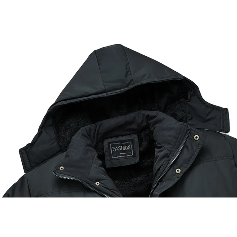 Emeric | Winterjacke für Herren mit Kapuze und Fellfütterung