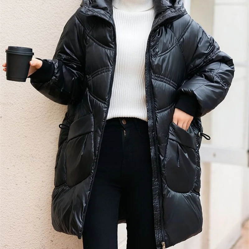 Soleane | Wintermantel für Damen mit Stehkragen und Reißverschluss, großen Taschen