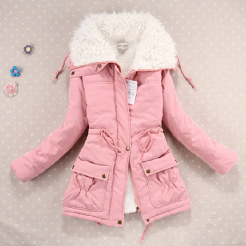Zenovya | Winterparka für Damen mit Kapuze, Kordelzug und Polar-Fütterung, Elegant und Leicht
