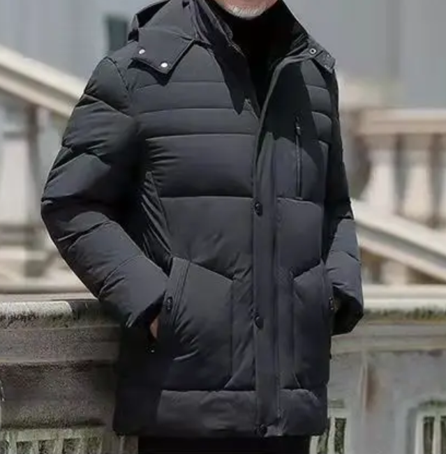 Bertrand | Winterjacke für Herren mit weicher Fellfütterung und Sturmklappe