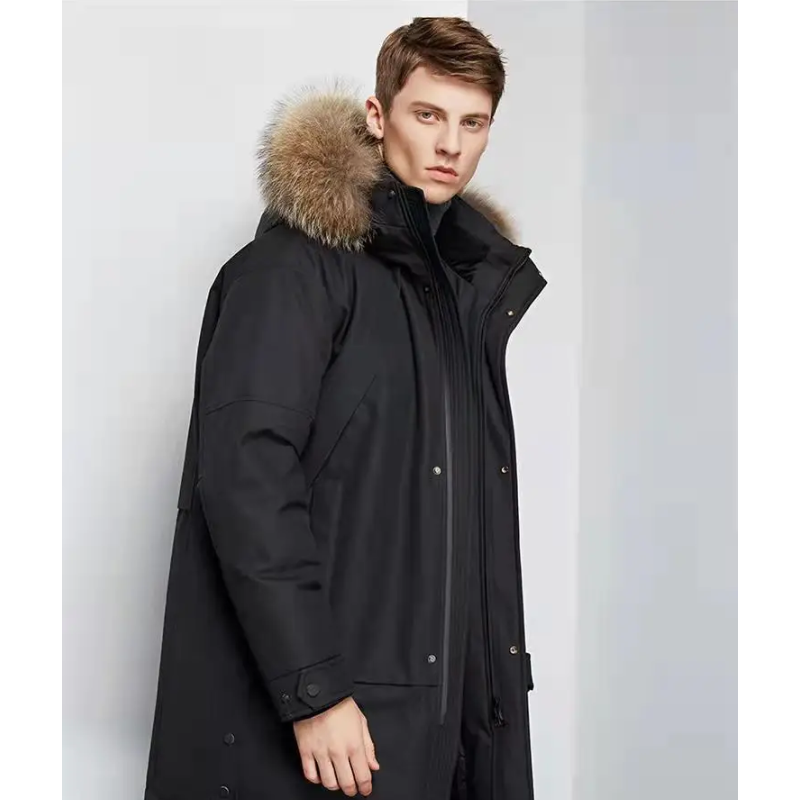 Salva | Herren Winter Parka mit Fellkapuze