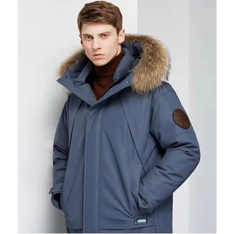 Salva | Herren Winter Parka mit Fellkapuze