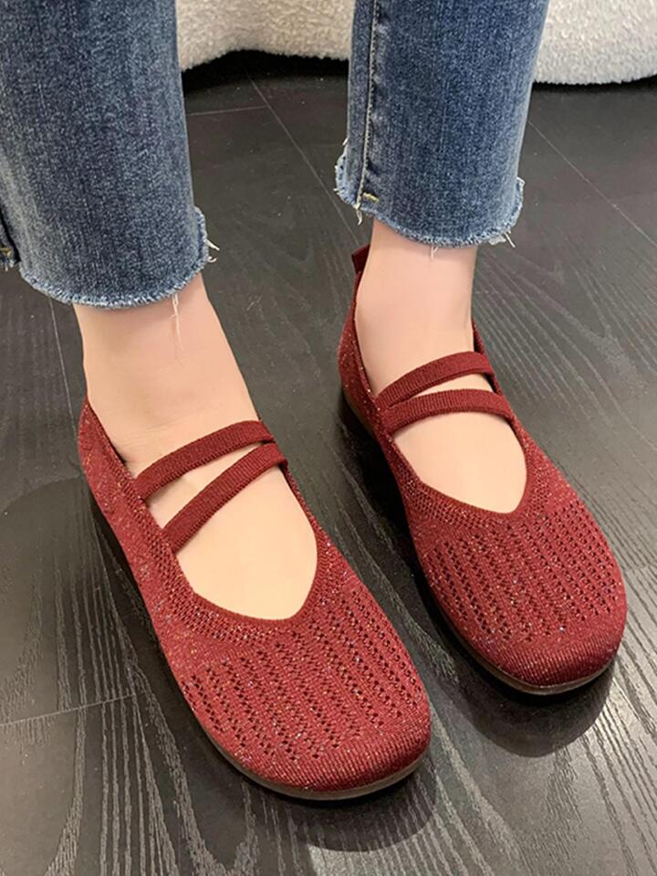 Indira | Weiche Sohle Leichte flache Schlüpfen Gehen Schuhe