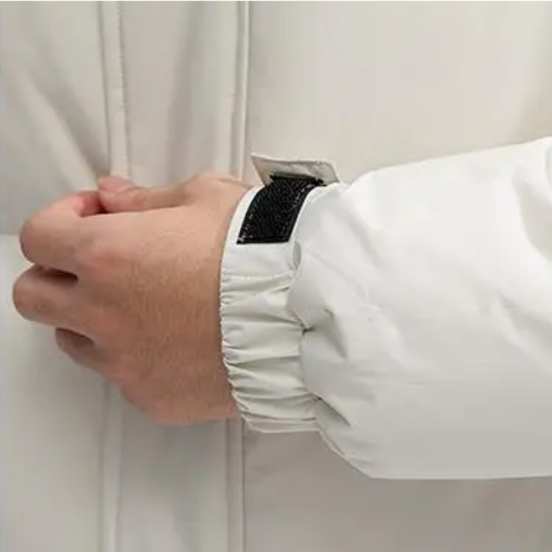 Hadrien | Langer Herrenmantel, leicht, winddicht und wattiert, mit Kapuze