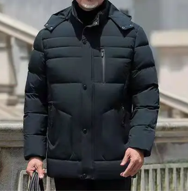 Bertrand | Winterjacke für Herren mit weicher Fellfütterung und Sturmklappe