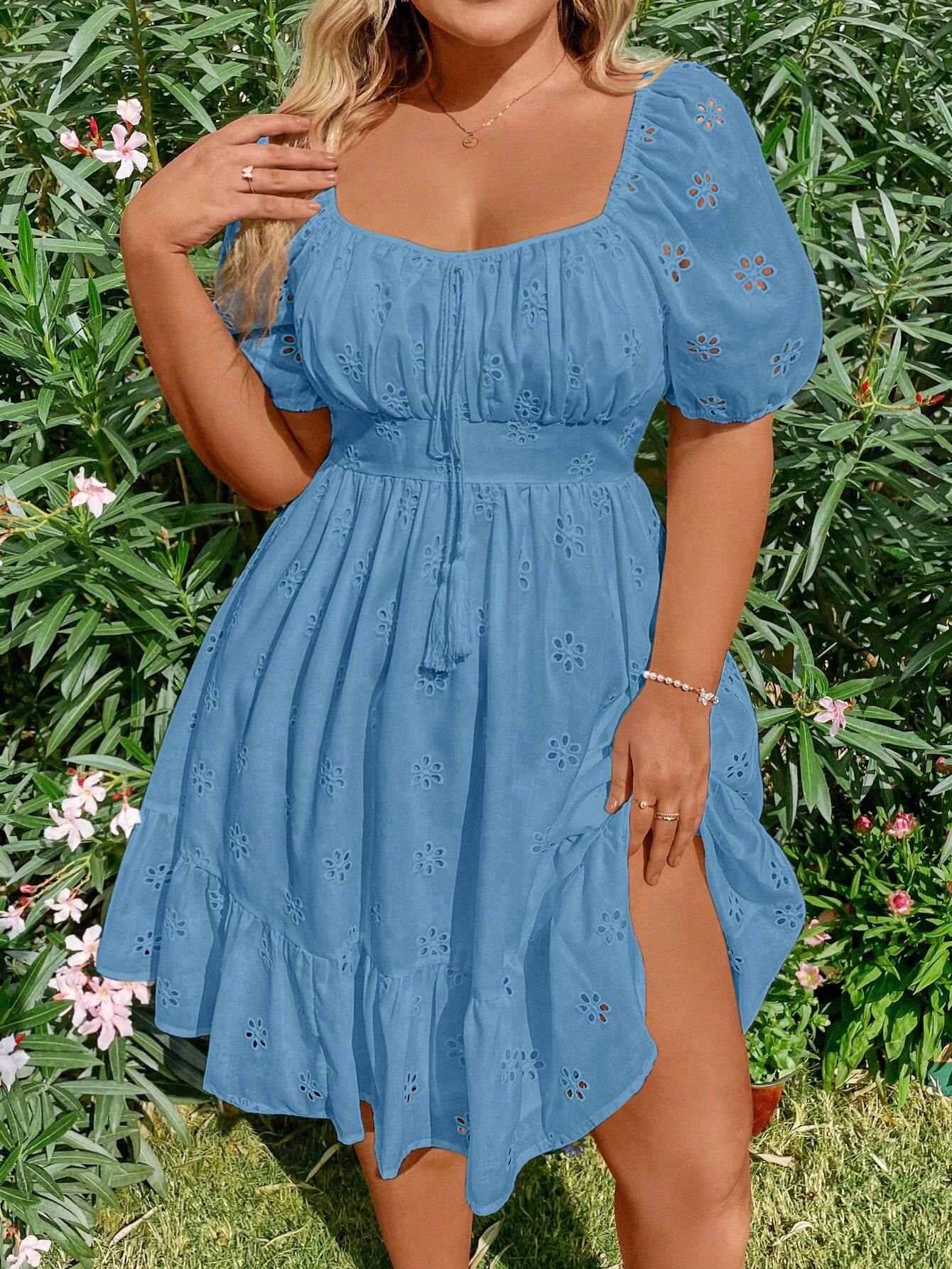 Violet | Elegantes Schiffskleid mit herzförmigem Ausschnitt und gerafften Puffärmeln