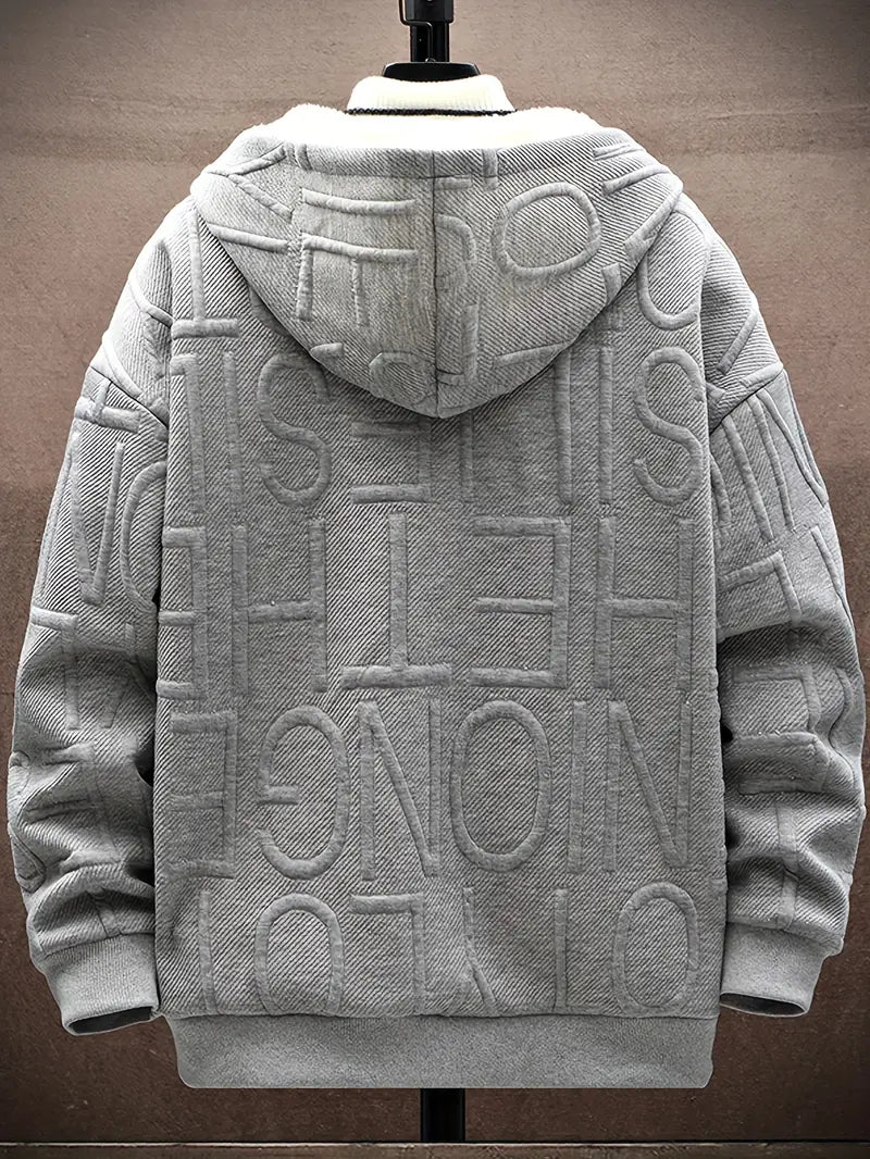 Polu | Polyester Fleece-gefütterte Kapuzenjacke mit Spandex