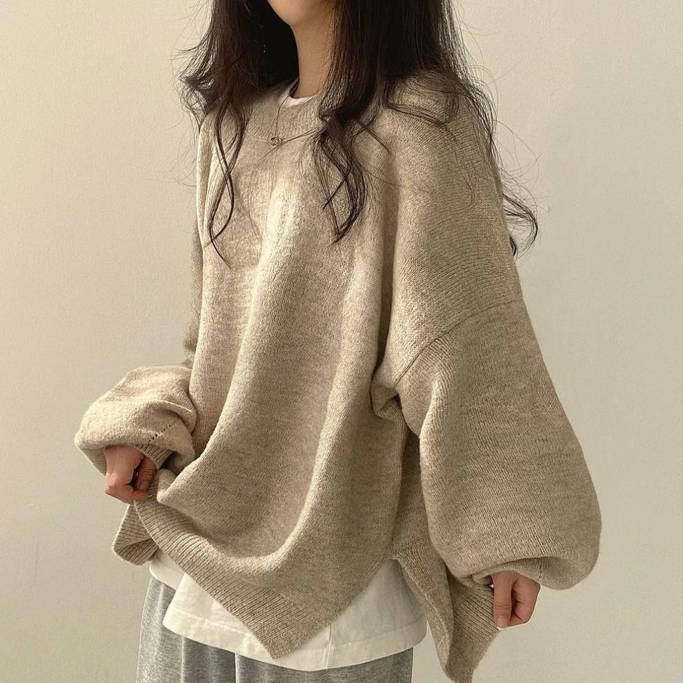 Rainah | Bequemer Pullover mit weiten Laternenärmeln