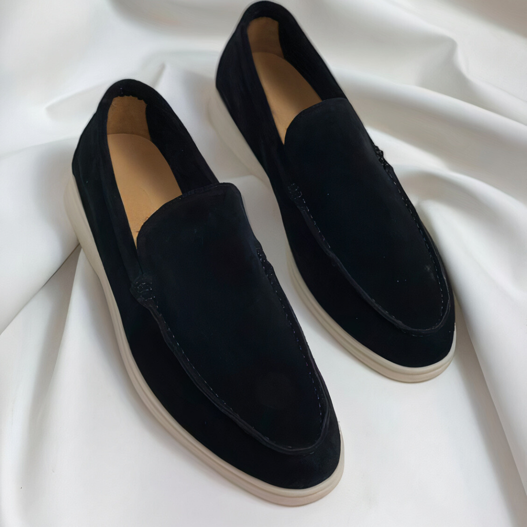 Hele | Vintage Herren Leder Loafers