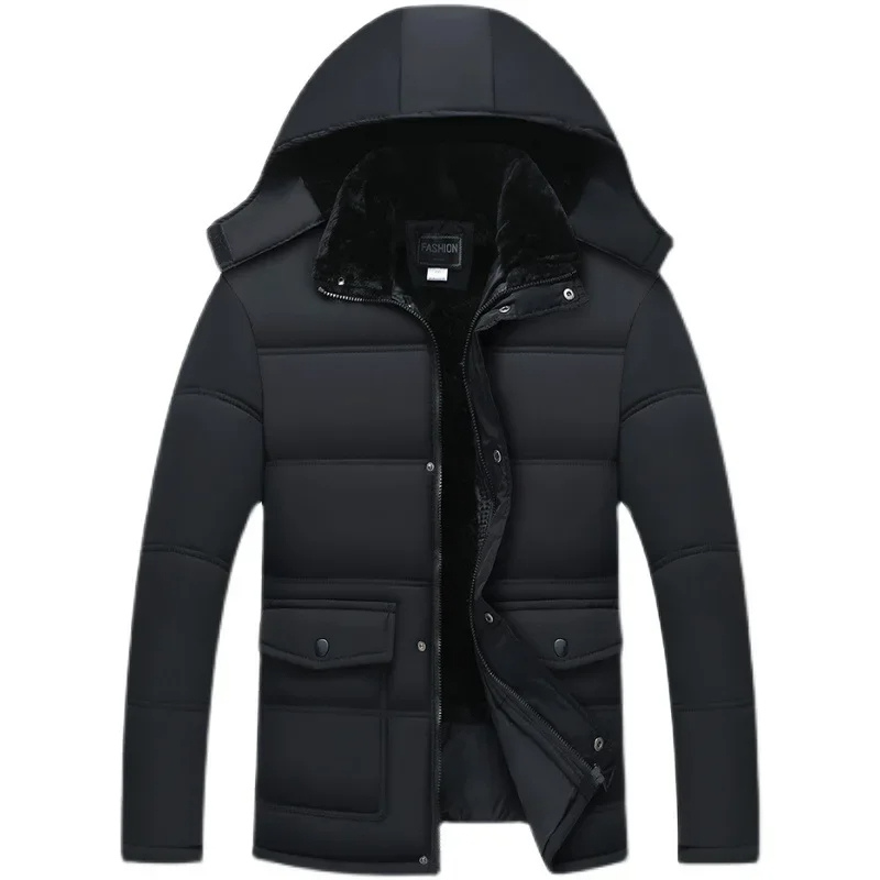 Emeric | Winterjacke für Herren mit Kapuze und Fellfütterung