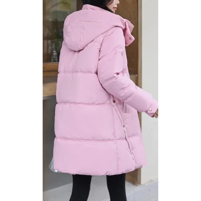 Tea | Wintermantel für Damen mit Steppdesign, Kapuze und Reißverschlusstaschen