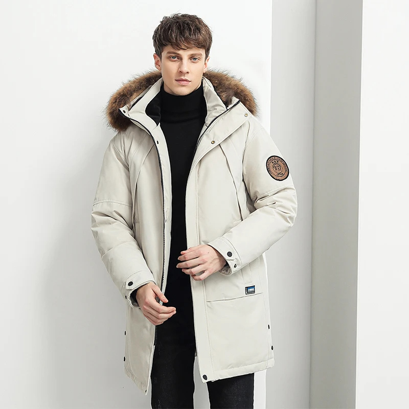 Salva | Herren Winter Parka mit Fellkapuze