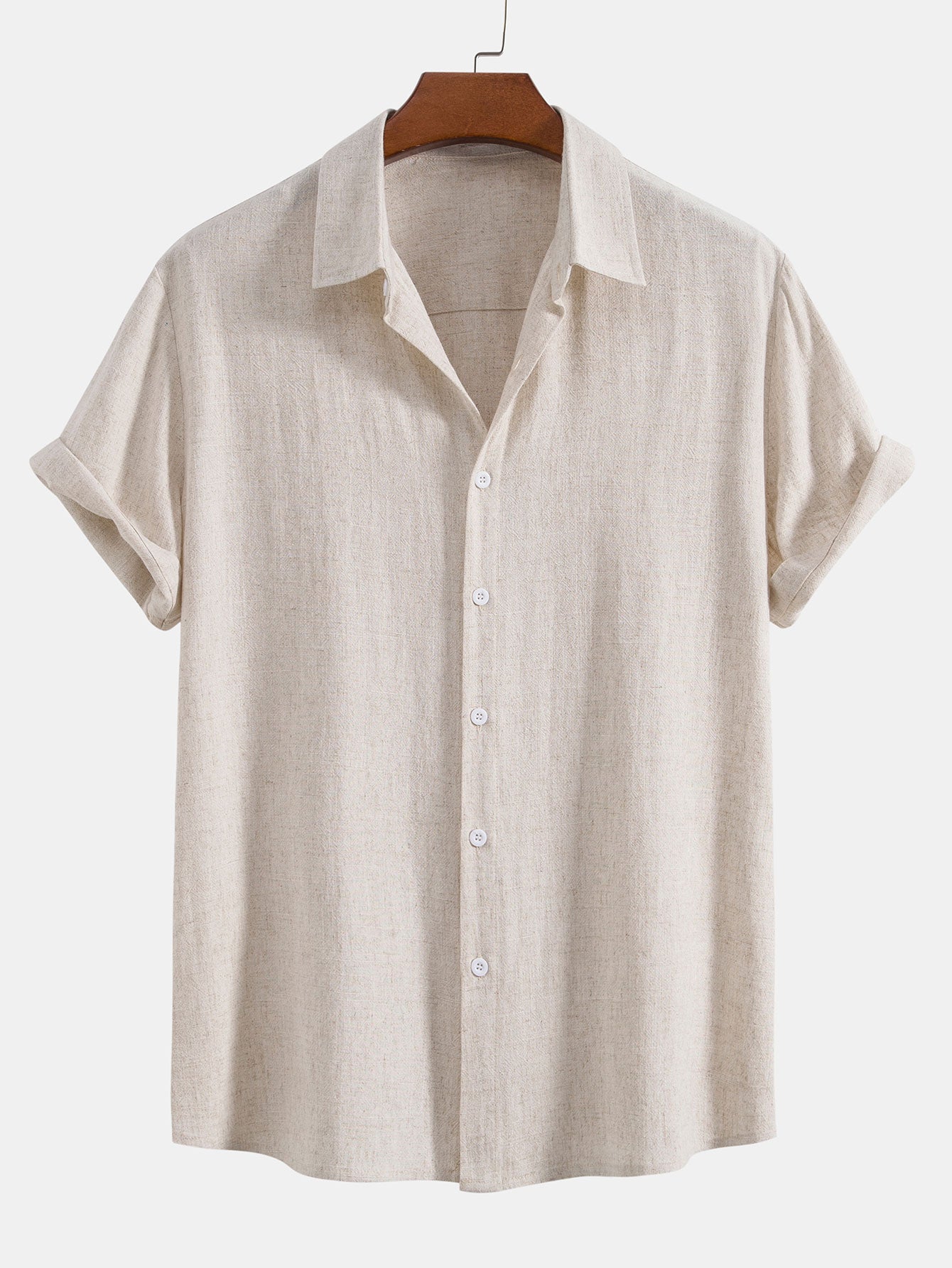 Reychelle | Style Sommer Leinen Kurzärmliges Polo Hemd für Herren