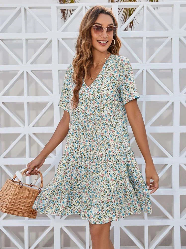 Bluni | Sommer Blumenkleid