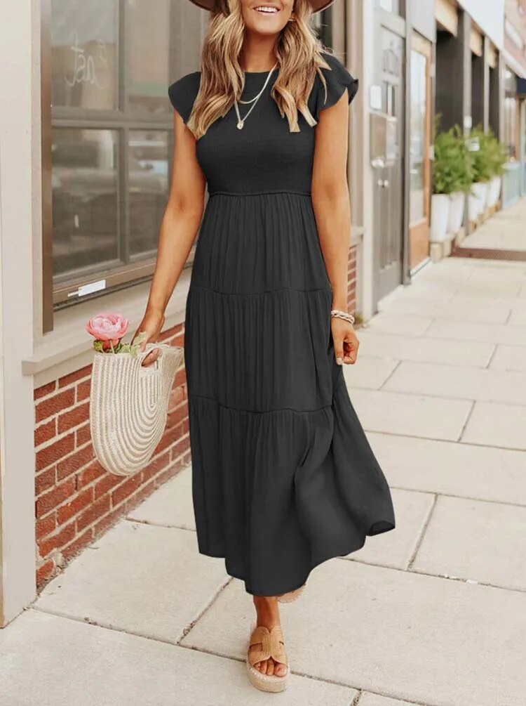 Maura | Bequemes Maxikleid für den Sommer