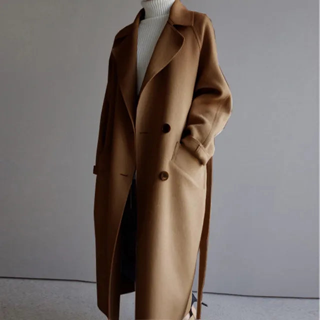 Evelynne | Herbst-/Wintermantel aus Wolle für Damen