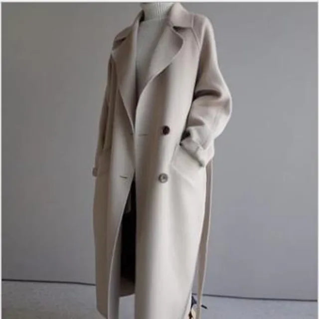 Evelynne | Herbst-/Wintermantel aus Wolle für Damen