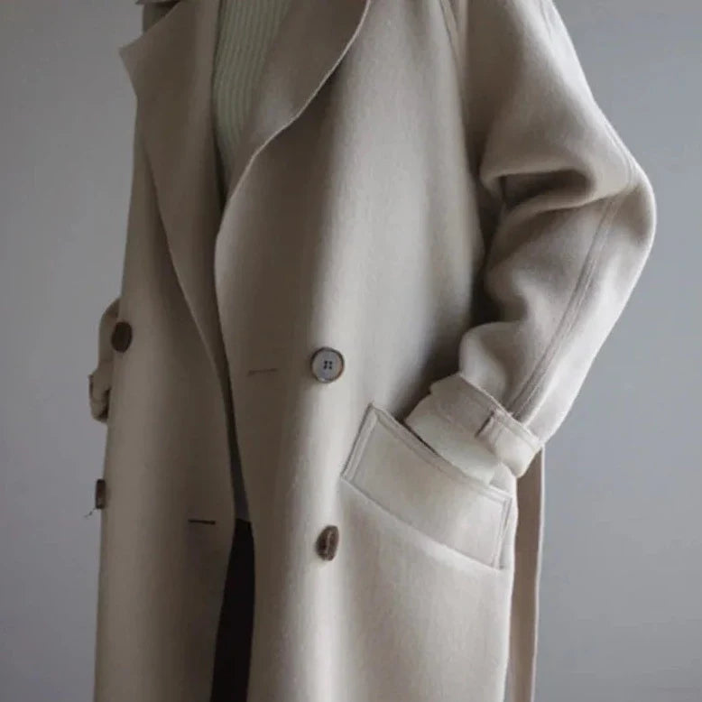 Evelynne | Herbst-/Wintermantel aus Wolle für Damen