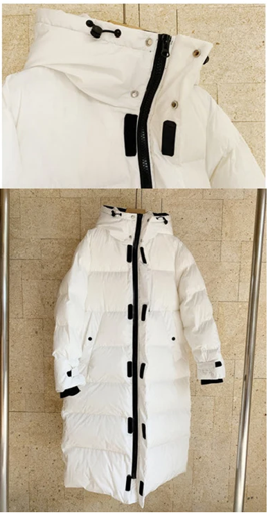 Rosaballe | Trendiger langer Winter-Parka mit Kapuze