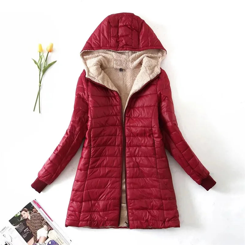 Wera | Gestepptes Winterjacke mit Kapuze aus Fleece