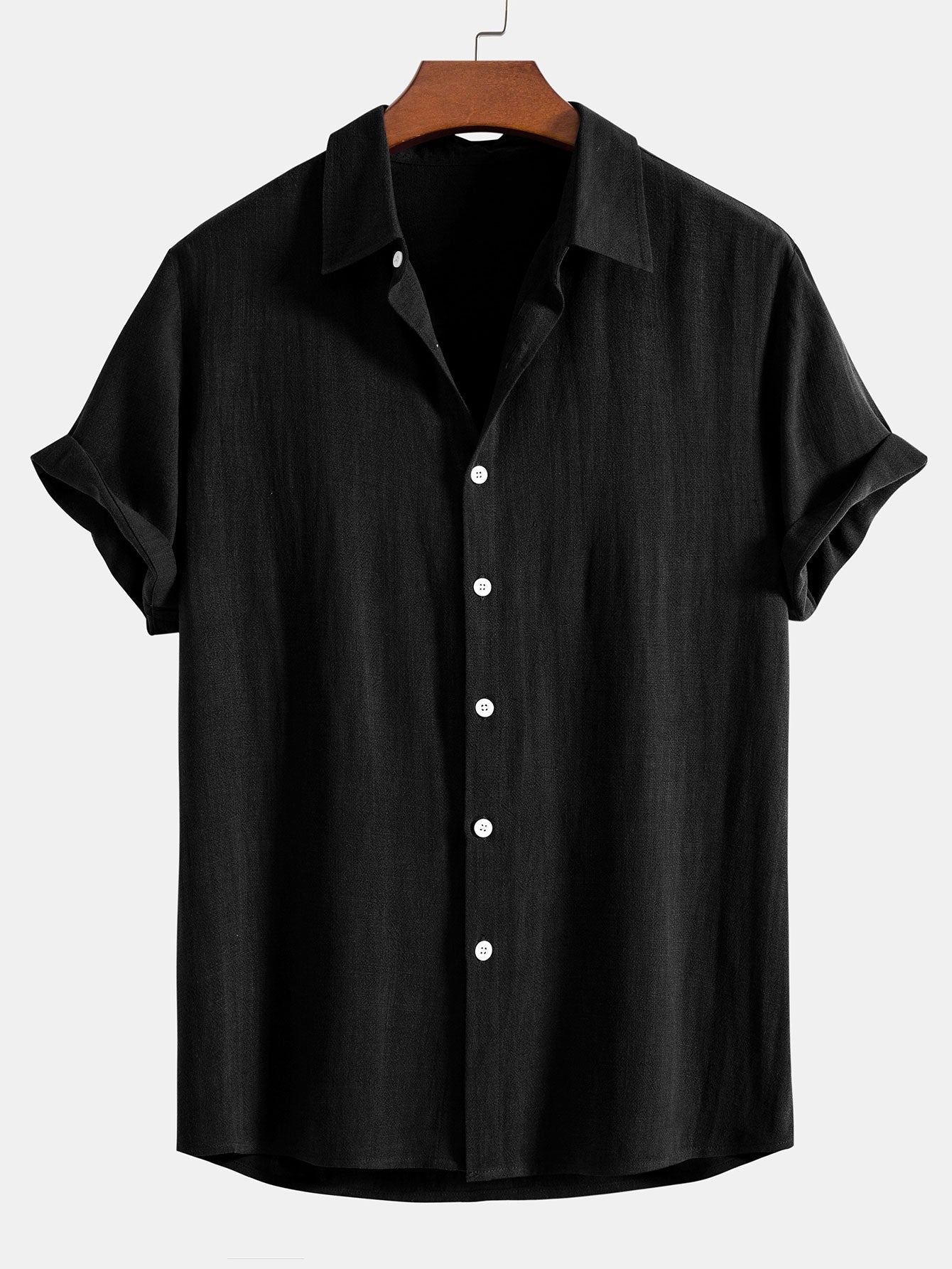 Reychelle | Style Sommer Leinen Kurzärmliges Polo Hemd für Herren