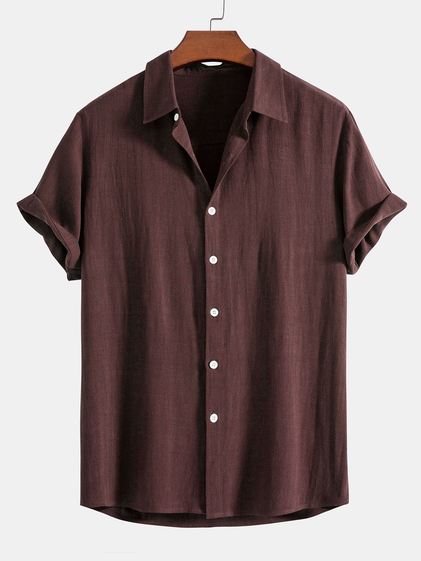 Reychelle | Style Sommer Leinen Kurzärmliges Polo Hemd für Herren