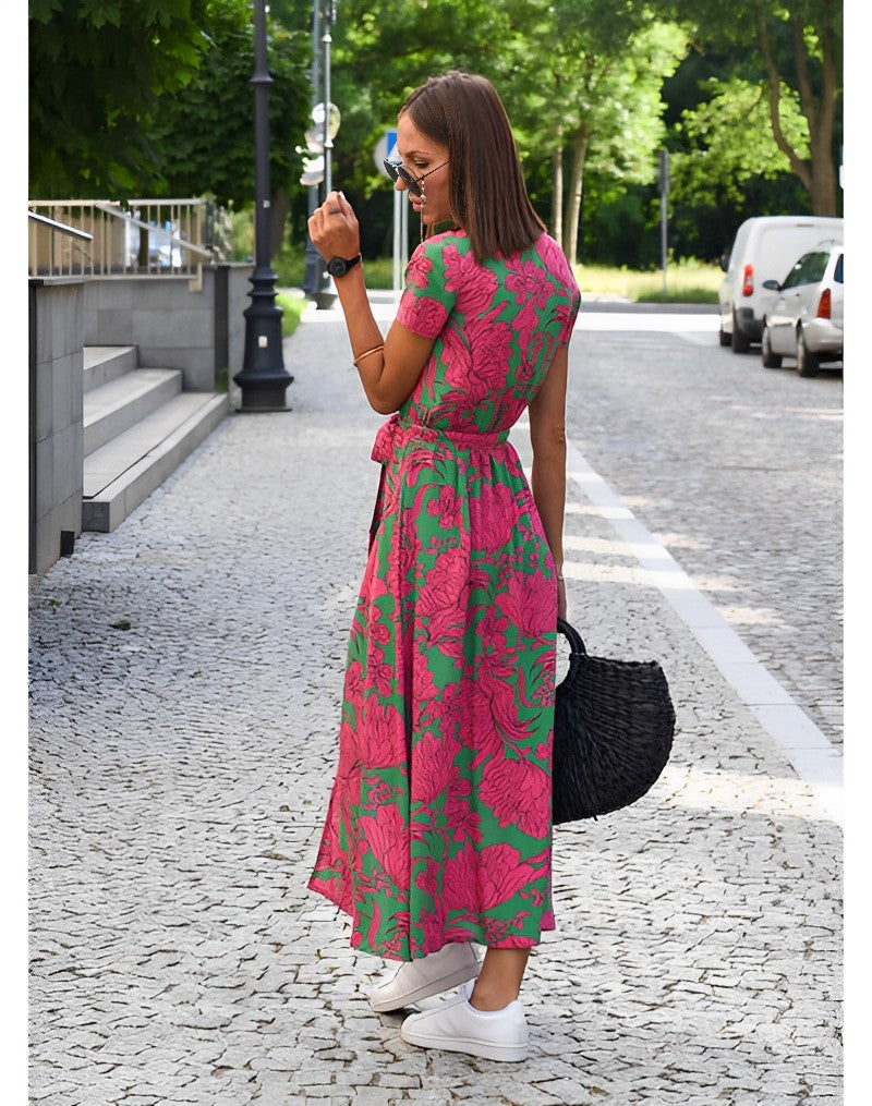 Sabina | Kleid mit Blumendruck Frühling/Sommer