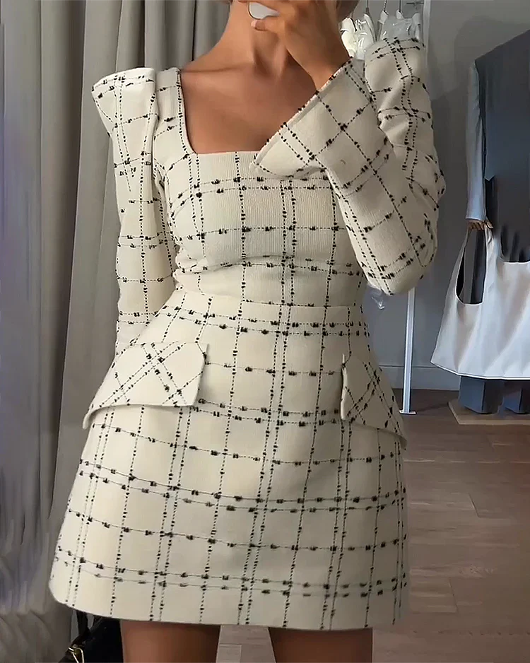 Emena | Verspieltes kurzes Modekleid