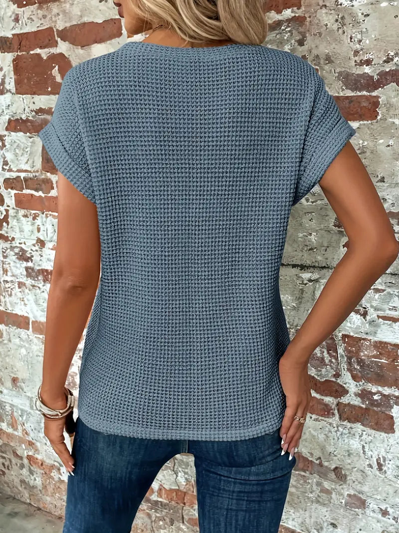 Lien - Lässiges T-Shirt mit kurzen Ärmeln