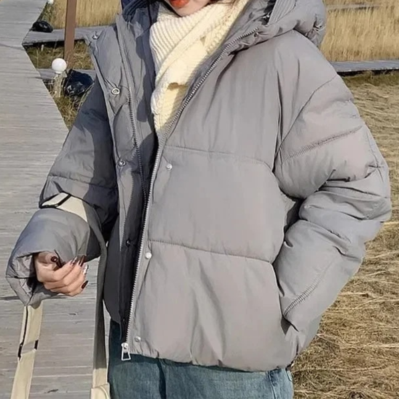 Chantel | Winterjacke für Damen, Steppjacke mit Kapuze, Modernes Design, Reißverschluss
