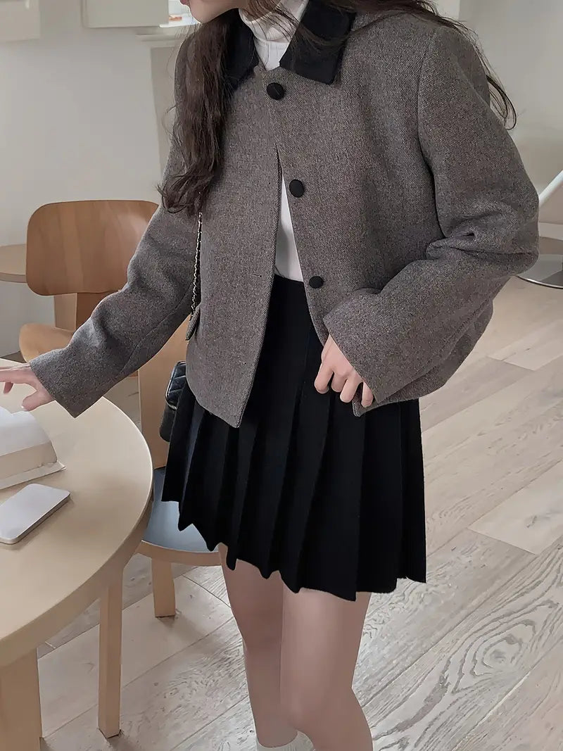 Mend | Damen Steppjacke – Baumwoll-Polyester-Mix, Asiastil, Winterwarm