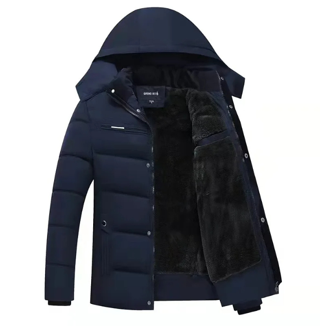 Bertrand | Winterjacke für Herren mit weicher Fellfütterung und Sturmklappe