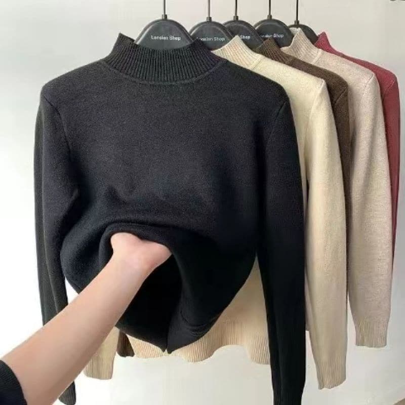 Teodora | Elegante Turtleneck Herbst-Winter-Pullover für Damen