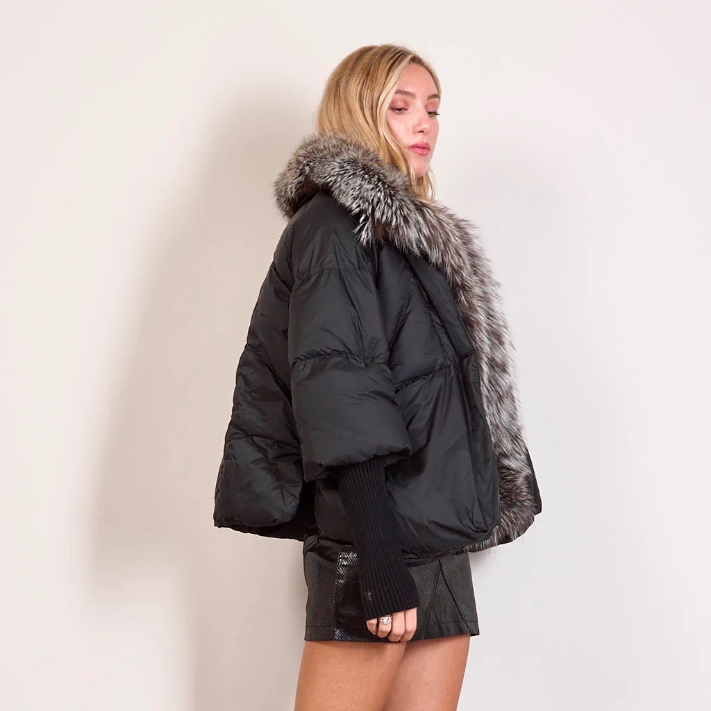 Ivette | Warme, Flauschige Winterjacke für Damen mit eleganten Details