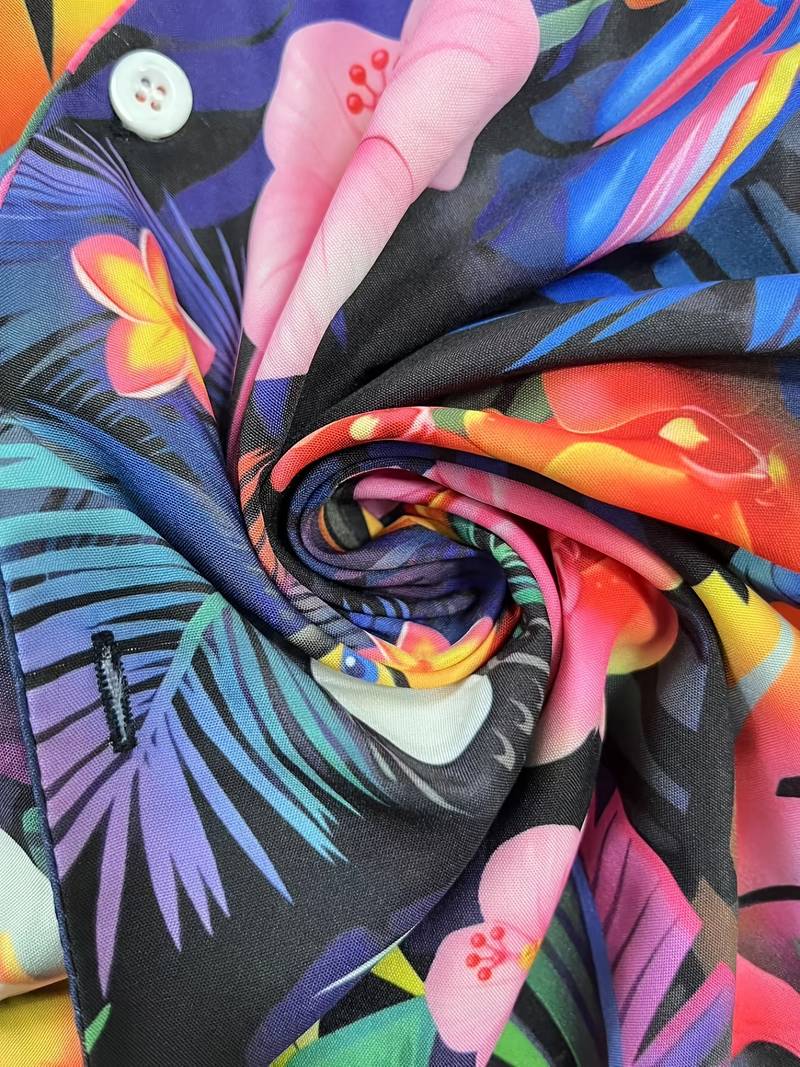 Wister | 2-teiliges set mit floralem flamingo-print