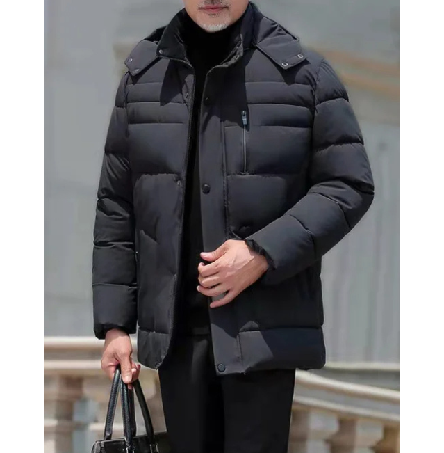 Bertrand | Winterjacke für Herren mit weicher Fellfütterung und Sturmklappe