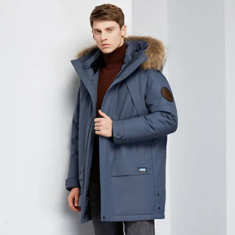 Salva | Herren Winter Parka mit Fellkapuze