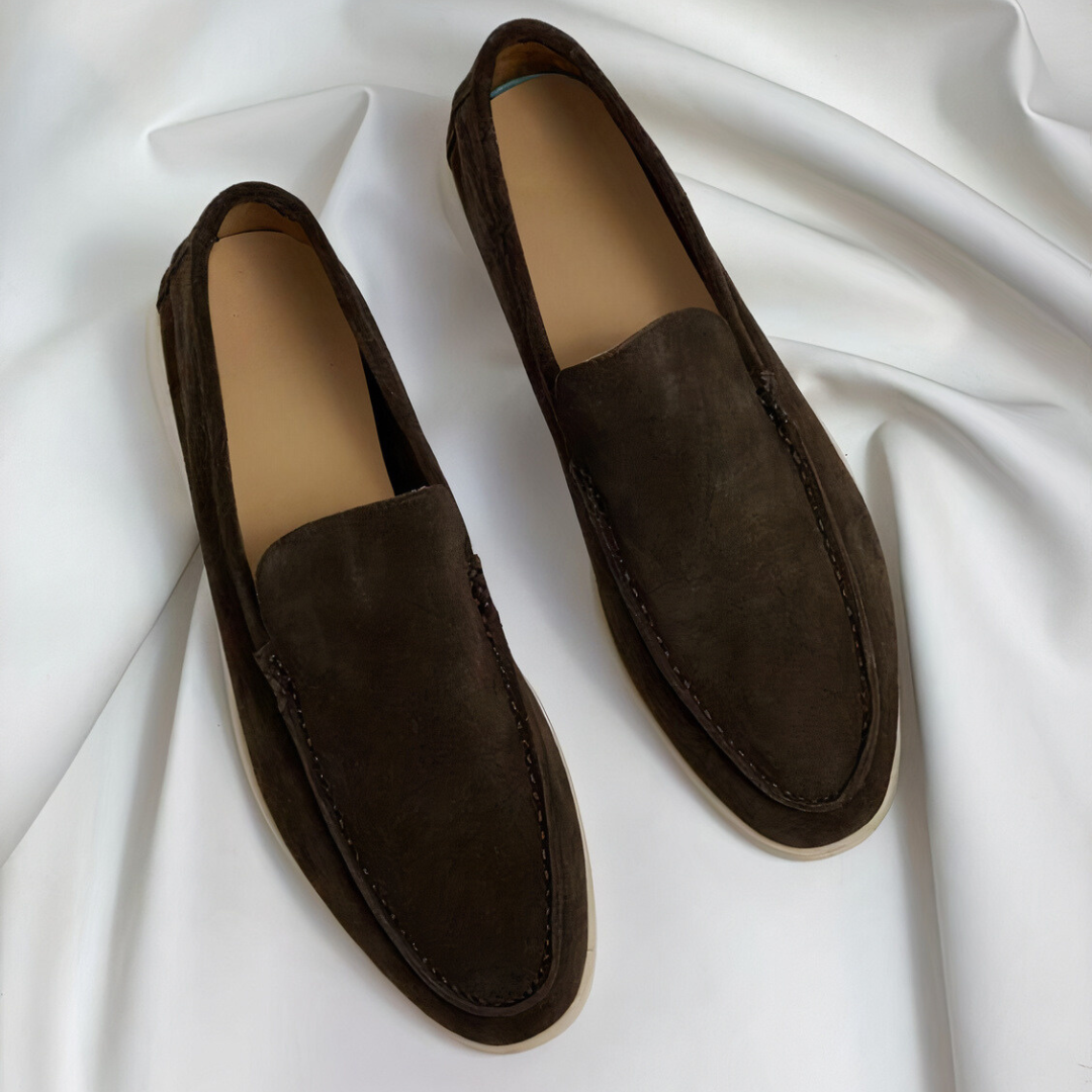 Hele | Vintage Herren Leder Loafers