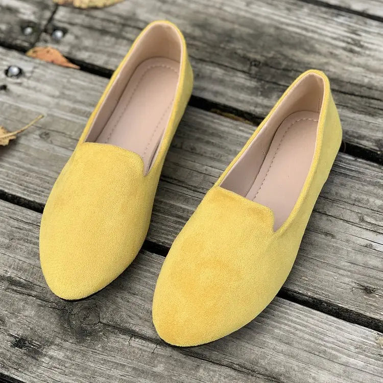 Pax | Bequeme Slip-On Flache Schuhe mit Spitzem Zehenbereich