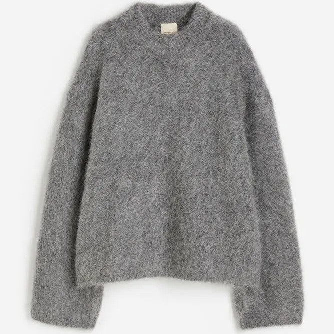 Sabena | Langer Pullover aus weichem Samt