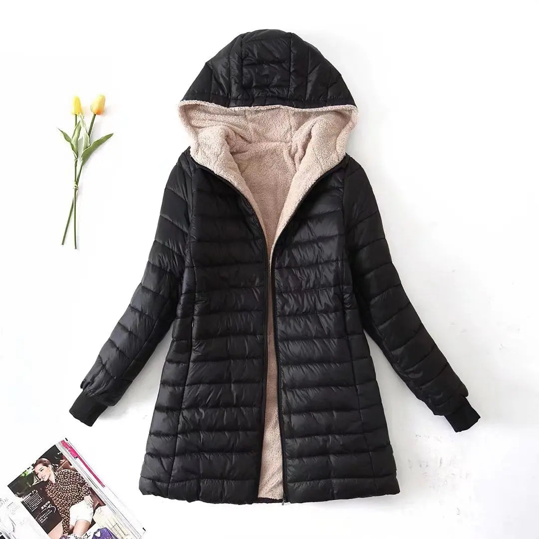 Wera | Gestepptes Winterjacke mit Kapuze aus Fleece