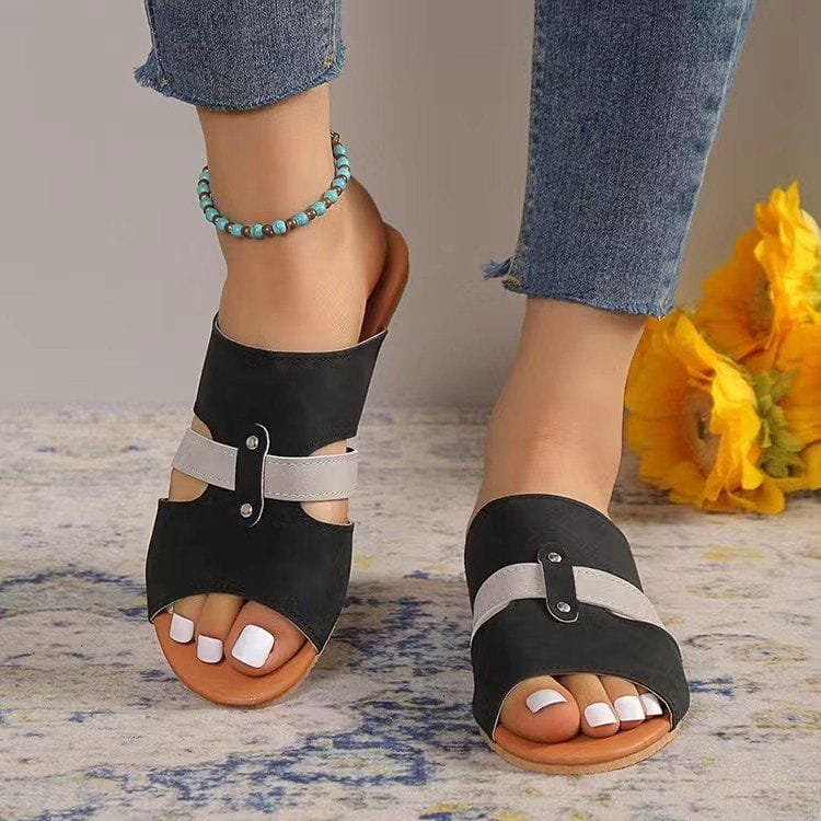 Kristale | Sommer Damen Sandalen mit offener Zehe