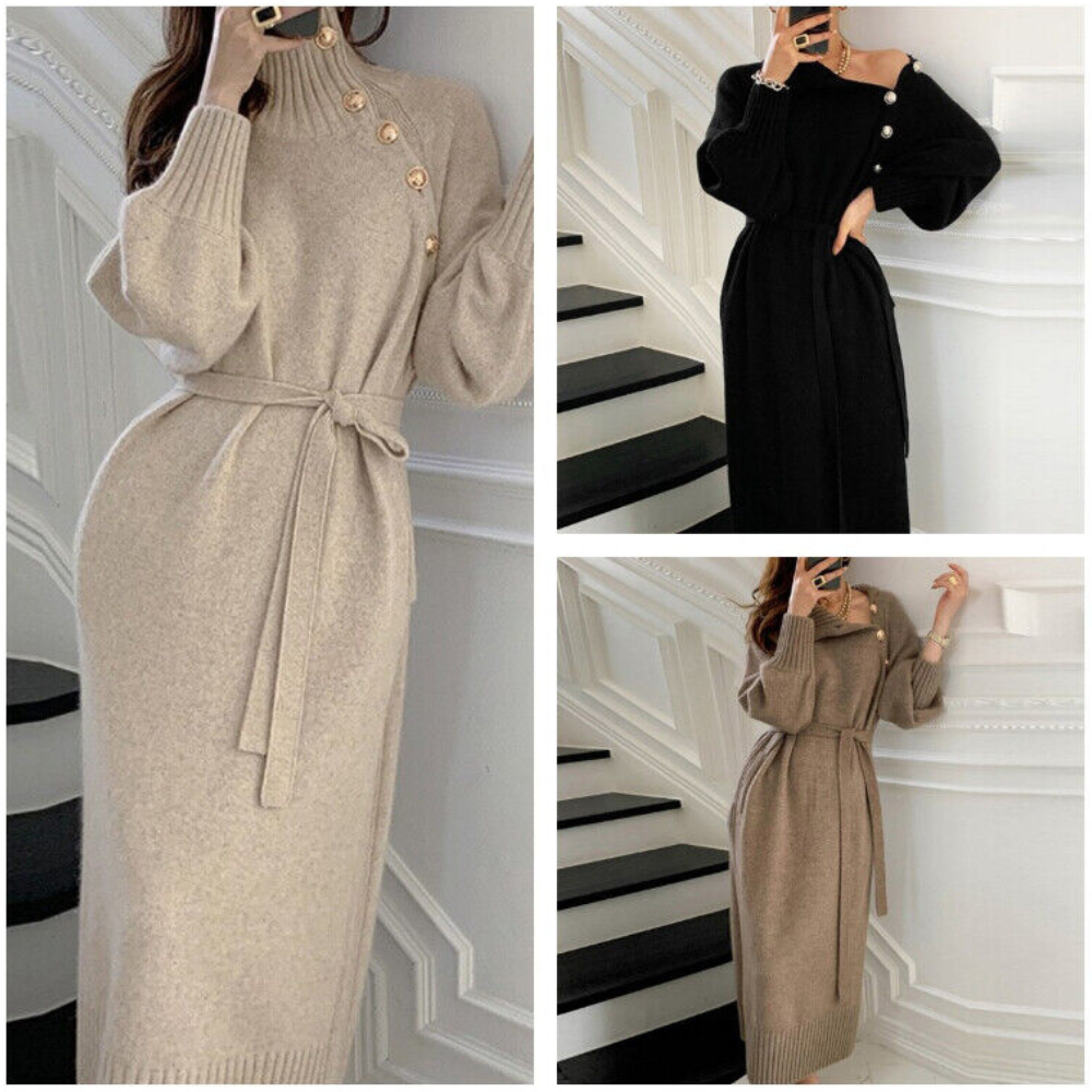 Rainde | Warmes Winterkleid für Frauen