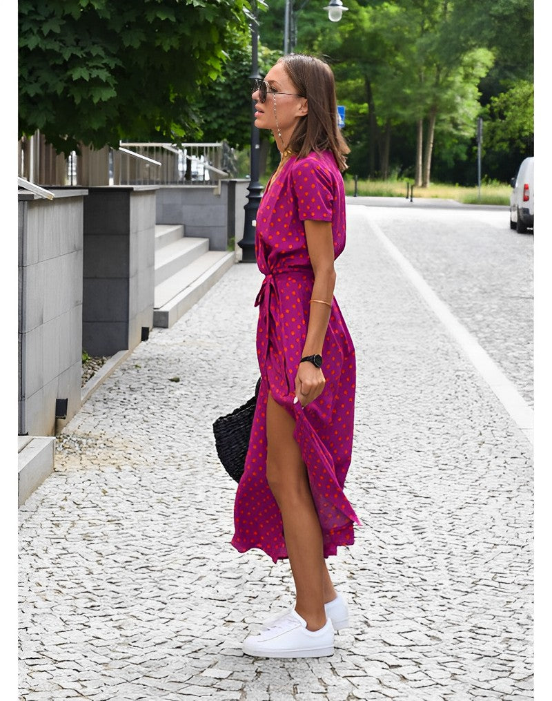 Sabina | Kleid mit Blumendruck Frühling/Sommer